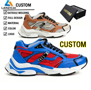 Baskets Chunky Personnalisées pour Hommes – Chaussures Décontractées en Maille de Haute Qualité, Faible MOQ, Marque Privée, Logo Personnalisé – 1 Paire de Baskets Homme de Haute Qualité - Product Image 1