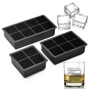 Varietà di design disponibili vassoio di Ghiaccio Del Silicone della Sfera Congelatore del cubo Creatore della muffa Riutilizzabile Muffa del cubo di Ghiaccio per il Whisky
