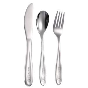 Wholesale High Quality Popular Cartoon <strong>Children</strong> Silver Stainless Steel Modern Flatware <strong>Set</strong> for Giveaways Knife Spoon Fork - Product Image 6