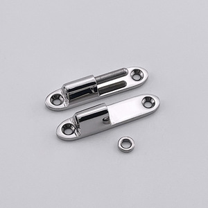 Precision Cast Stainless Steel Hinge B-1066S 4 Hole 180 Degree Opening For Equipment Cabinet Doors - Product Image 3