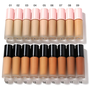 Base de Maquillaje Líquida de 18 Colores para Mujer - Marca Privada, Resistente al Agua con Efecto de Disimulación de Poros, <span class=keywords><strong>Serie</strong></span> con Tono Rosado Natural - Product Image 2