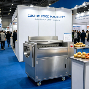 Meilleur <span class=keywords><strong>prix</strong></span> – Équipement automatique de lavage et de pelage de fruits et légumes à grande capacité et alimentation continue pour ligne de production d'aliments surgelés - Product Image 5