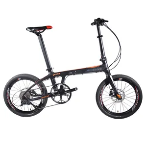 SAVA Faltrad Erwachsene Klapp Fahrrad 20 zoll Carbon Fiber Bike Faltbare Mini Carbon City-Bike