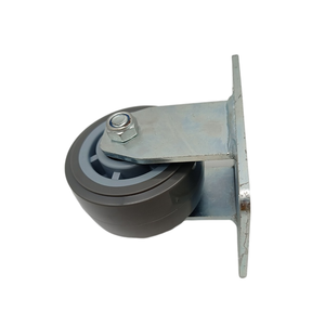 Classic High-Grade Steel Industrial <b>Wheels</b> Set Of <b>4</b> With Wrench Floor Protection And Anti-Skid Texture For Industrial <b>Trolley</b> - Product Image 1