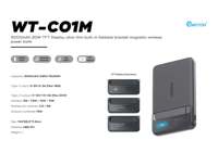 Monitor Kesehatan Baterai Power Bank Magnetik Layar TFT Pengisi Daya Nirkabel WT-C01M