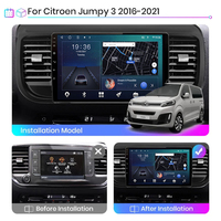 Radio Android para Auto para Peugeot Expert 3 2016-2021 Citroen Jumpy III 3 Space Tourer 1 Reproductor Multimedia para Auto Navegación GPS Car-play