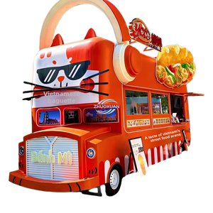 Park & Plaza AVIA Single Decker Bus Food Trailer Aluminum Fiberglass <b>Drink</b> <b>Bar</b> Truck Dining Cart Manufacturer Direct Sales - Product Image 5
