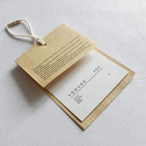 Kledinglabels op maat met logo |   Herbruikbare kledinghangtags voor kleding, modeaccessoires en merklabelverpakkingen - Product Image 5