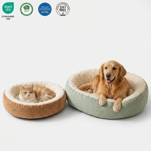 Sofá cama impermeable de felpa grande de muestra gratis para cama ortopédica de perro humano cama de lujo para perros - Product Image 2