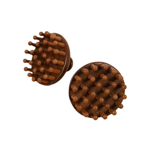 Nuevo peine de terapia de meridianos redondos de sándalo Natural 100%, masajeador de cuero cabelludo de madera, cepillo de champú, peines de masaje de madera para el cuidado del cabello - Product Image 6