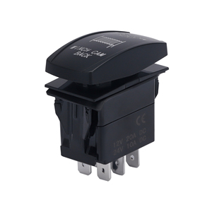 Abilkeen lj32 Marine không thấm nước DC 12V 24V 7 Pin ON -OFF-on Laser momentary Rocker chuyển đổi - Product Image 5