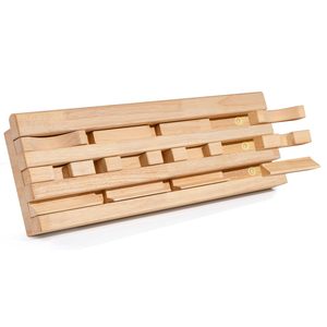 Barra de dominadas de madera para montar en la pared, entrenador de fitness horizontal para entrenamiento en casa. - Product Image 3