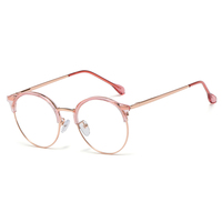 Dms — lunettes de luxe en métal, monture ronde pour femmes, style Vintage, marque de styliste, TR90, monture à ressort