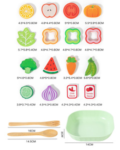 Ensemble de <span class=keywords><strong>cuisine</strong></span> Montessori personnalisé en gros pour jeu <span class=keywords><strong>d</strong></span>'imitation, jouets de <span class=keywords><strong>cuisine</strong></span> avec ensemble de fruits et légumes pour enfants, OEM - Product Image 3