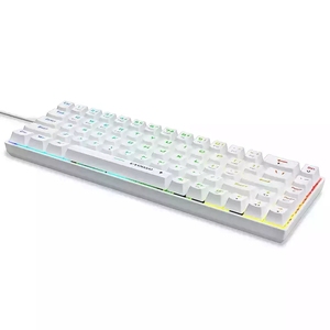 Nouveau mini clavier à membrane ergonomique rétroéclairé RVB filaire Type-C à échange à chaud 68 touches pour PC <span class=keywords><strong>Gamer</strong></span> - Product Image 2