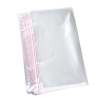 Sacs thermorétractables jetables personnalisés en BOPP, avec fermeture auto-adhésive, impression en héliogravure, logo personnalisé, emballage cadeau pour vêtements, marque Junyao
