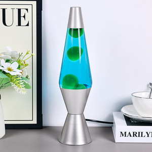 Metal Glass Crafting with Wax <strong>for</strong> Light Gift <strong>Lamp</strong> Led Night Light Base Table <strong>Lamp</strong> 15 Inch Green Jellyfish <strong>lava</strong> <strong>Lamp</strong> - Product Image 2