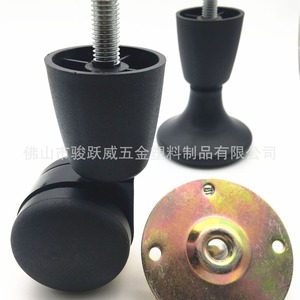 Rueda giratoria Junwei de 50 mm y 10 cm de altura para patas de muebles, camas y sofás, duradera, silenciosa y resistente al desgaste. - Product Image 3