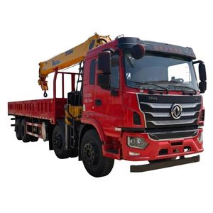 Vente directe d'usine Dongfeng 8X4 Grue à flèche droite multifonctionnelle montée sur camion 14 tonnes - Product Image 1