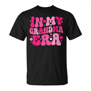 T-shirt « In My Grandma Era » pour la fête des mères, cadeau d'annonce de naissance de bébé - Product Image 2