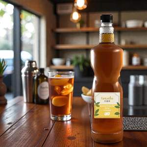HACCP certified Fantastea jasmine green <b>tea</b> <b>flavored</b> <b>tea</b> syrup for mocktails - Product Image 1