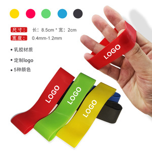 Bandes de Résistance Tianxing 16x2x0.4mm 0.6mm 0.8mm 1.0mm 1.2mm Jaune Rouge Vert Bleu Noir pour Exercices de Remodelage Corporel - Product Image 2