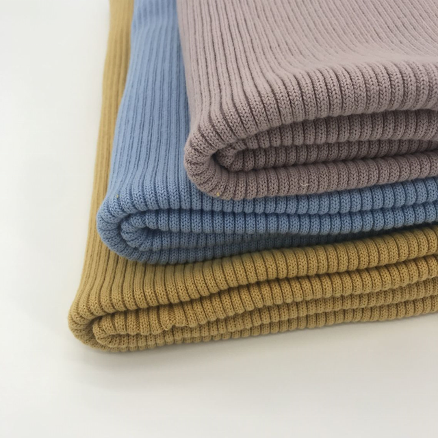 Knit Rib Cuff  Fabric Rib for Winter Garments Thick Heavyweight
