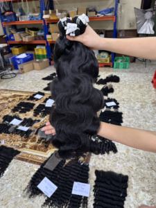 ผู้ผลิตผมเวียดนาม ผลิตภัณฑ์ผมแท้ 100% แบบเวอร์จินเรมี่ สำหรับต่อผม ขายส่งและส่งออก - Product Image 6