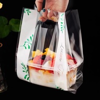 Sacs à poignée en forme de T en LDPE de qualité alimentaire, résistants aux chocs, avec soufflets latéraux, estampés à chaud avec logo personnalisé, pour le stockage du lait, des aliments pour animaux et du sucre