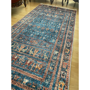 Alfombra tejida de algodón ecológica cómoda de alta calidad hecha a mano para el hogar sala de estar personalizada resistente a las manchas y reversible - Product Image 2