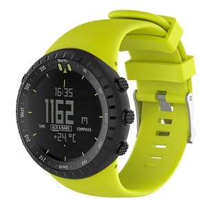 Bracelet de remplacement pour montre connectée d'extérieur, bracelet de poignet en silicone noir pour <span class=keywords><strong>Suunto</strong></span> <span class=keywords><strong>Core</strong></span>, bracelet de montre sport - Product Image 3