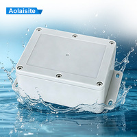 Boîtier de jonction extérieur étanche IP68 en PC Aolaisite pour boutons de commande et moniteur, modèle GW01 146x90x50mm pour câble d'alimentation