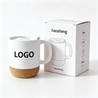 Vente en gros de tasses à café en céramique mate de 350 ml, 100 pièces MOQ, logo personnalisé, livraison rapide, mugs à café en gros pour cadeaux d'affaires