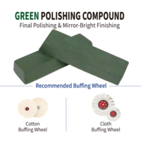 Pâte à polir verte solide 200*55*40mm pour le polissage des métaux, de l'acier inoxydable, de l'aluminium, du plastique et des surfaces miroir