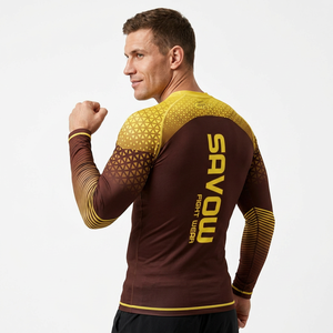 Unisex Athletic Base Layer Rash Guard Moisture Wicking Compression Wear Lightweight Breathable Spandex/Polyester for All Season - Product Image 2