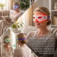 Appareil facial EMS chinois pour éliminer les poches sous les yeux, lunettes de massage à lumière rouge pour les cernes, les gonflements et le soulagement de la fatigue oculaire