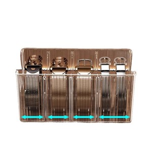 Multi-Functional Household Acrylic Partition <b>Display</b> <b>Box</b> Belt Tie Scarf Storage Rack <b>Plastic</b> Tableware for Dinnerware Pots - Product Image 1