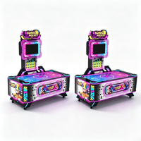 Machine d'arcade de hockey sur air commerciale pour enfants, 2 joueurs, à monnayeur, table de jeu pour enfants, équipement de divertissement intérieur CE