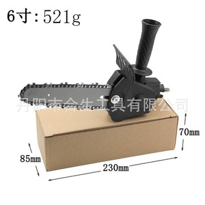 Convertidor de taladro eléctrico a motosierra Mr Drill, adaptador de minitosierra de acero al carbono de 4 pulgadas para uso en tala y jardinería. - Product Image 3