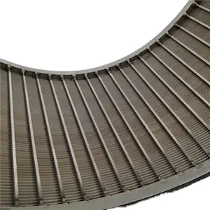 20 micron Johnson curved wedge profile v wire sieve bend screen arc screen plate for waste water filtration