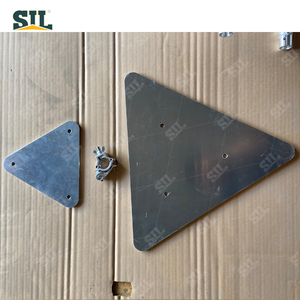 SIL Aluminium Carré Truss F14 F33 Exasores Plaque de Base Boîte Coin Wrap <span class=keywords><strong>Occasion</strong></span> Global Spigot Truss F34 Noir - Product Image 6
