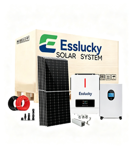 Sistema Solar Híbrido para Viviendas Fuera de la Red, Kit de Energía de 10kw, 30kw, 40kw, 5KW con Batería para Uso Comercial - Product Image 5