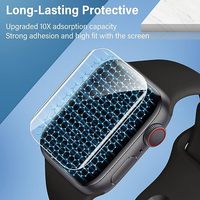 Couverture de la montre Auto-guérison Sans bulles HD Transparent Flexible TPU Film protecteur d'écran Pour apple watch série 7