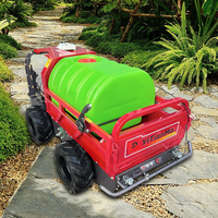 Pulvérisateur télécommandé tout-terrain 200L à portée ultra-large avec agitation par reflux pour pesticides