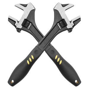 Llave ajustable tipo martillo multifuncional, 10 pulgadas, 12 pulgadas, tres funciones de goma de mango ergonómico, llave de gran apertura - Product Image 5