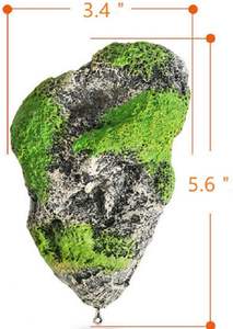 Decoración para Acuario - con <span class=keywords><strong>Roca</strong></span> Suspendida - <span class=keywords><strong>Roca</strong></span> Flotante de Musgo y Resina - <span class=keywords><strong>Roca</strong></span> Decorativa para Pecera - Product Image 2