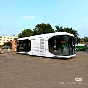 Precio de fabricación profesional Casa ensamblada Camping Tiny Mobile Portable Prefabricado Space Capsule Container House Hotel - Product Image 2