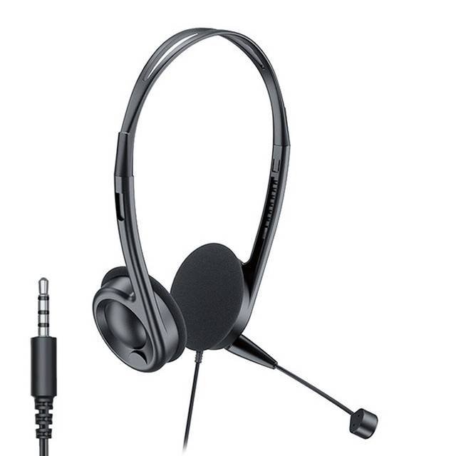 High End Computer Teaching Headphones, High-definition Noise Cancelling Microphone, Telephone Headphones