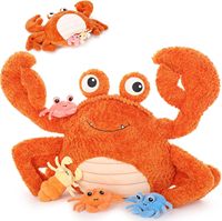 Ensemble de peluches mignonnes Famille d'araignées, poupées d'insectes en peluche douces, peluches fantaisie pour compagnons de jeu pour enfants, vente en gros