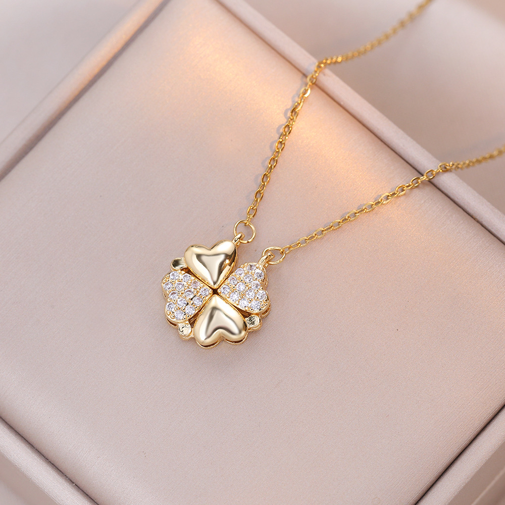 Collar con dije de corazón X1233